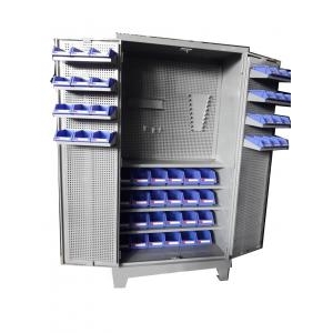 Tủ dụng cụ đựng vật tư cơ khí dùng cho nhà xưởng.